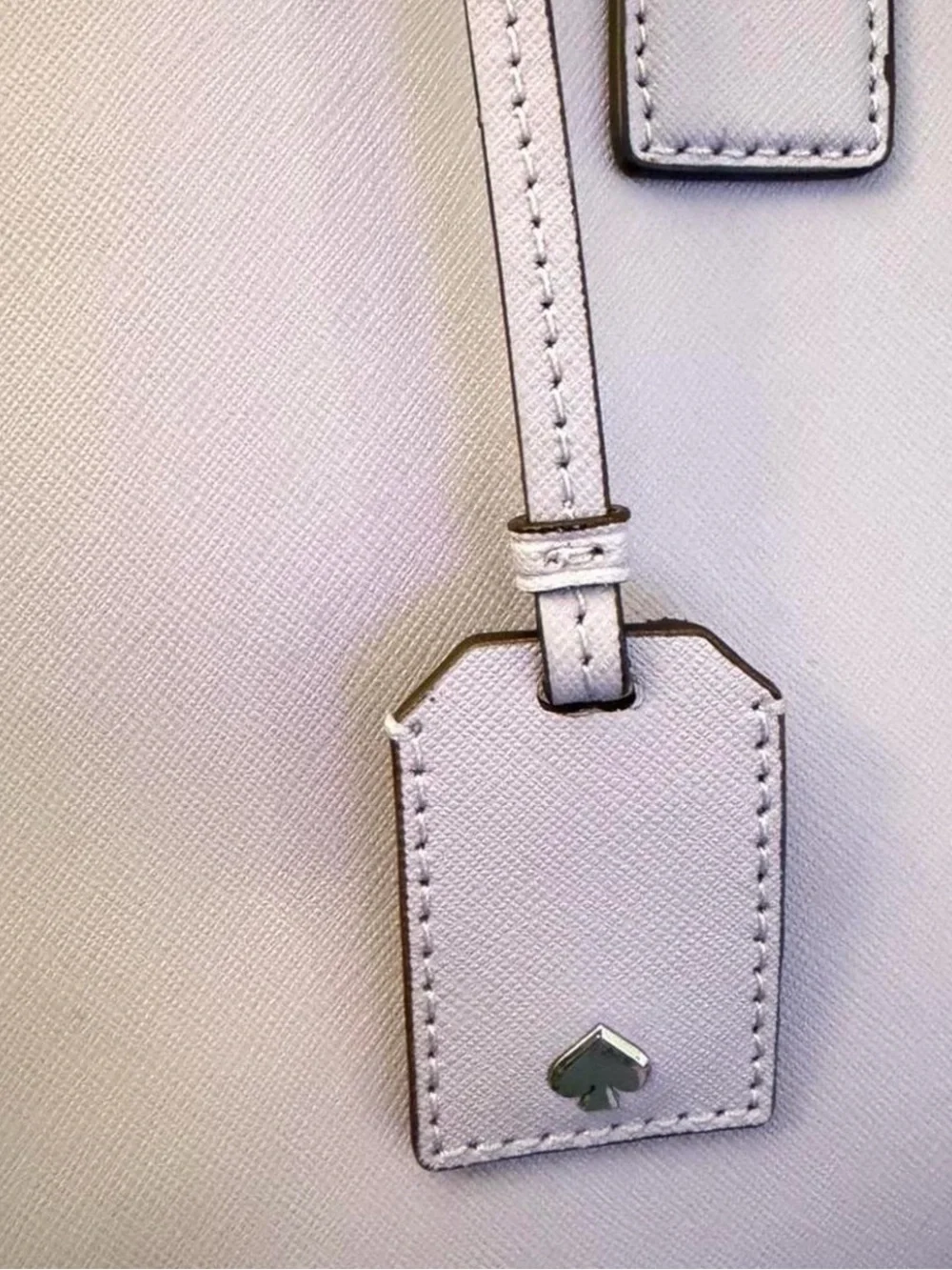 Kate Spade New York Cameron medium leather satchel bag in lilac purple
